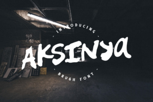 Aksinya Brush: A Handmade Display Font for Web Designers