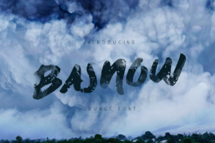 Basnow Grunge: A Display Font for Bold Campaigns