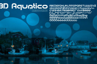 BD Aquatico: A Bold Display Typeface for Campaigns
