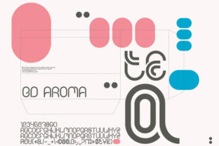 BD Aroma: A Playful Display Font for Brand Identity