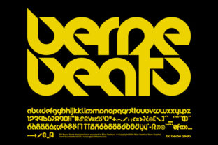 BD BerneBeats: A Groovy Display Font for Modern Brands