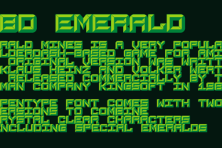BD Emerald: A Retro Pixel Font for Modern Editorial Design