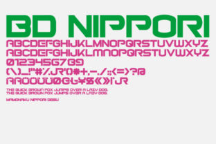 BD Nippori: A Bold Display Font for Digital Campaigns