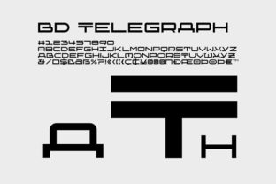 BD Telegraph: A Bold Display Font for Editorial Design