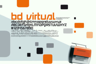 BD Virtual: A Geometric Display Font for Modern Editorial Design
