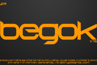 Begok: A Unique Display Font for Bold Campaigns