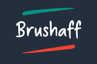 Brushaff: A Rough, Eroded Display Font for Bold Branding