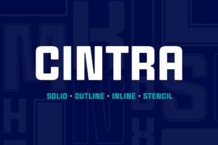 Cintra Family: A Modern Display Font for Editorial Design