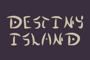 Destiny Island: The Playful Display Font That Elevates Digital Marketing Visuals