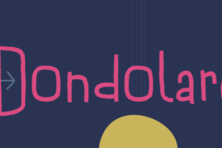 Dondolare: A Squarish Hand-Drawn Display Font Review