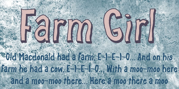 Farm Girl: A Vintage Display Font for Your Brand
