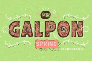 Galpon Spring: A Bold Display Font for Campaigns