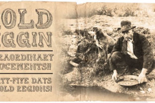 Gold Diggin: A Rustic Display Font for Editorial Design