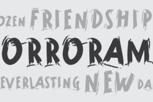 Horrorama: A Bold Display Font for Your Brand