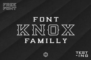 Knox: A Vintage Display Font for Memorable Branding