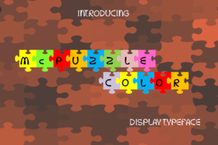 McPuzzle Color: A Vibrant Display Font for Editors