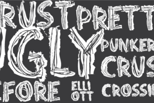 Punkerro Crust: A Bold Display Font for Branding