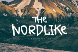 The Nordlike: A Handwritten Display Font for Web Design